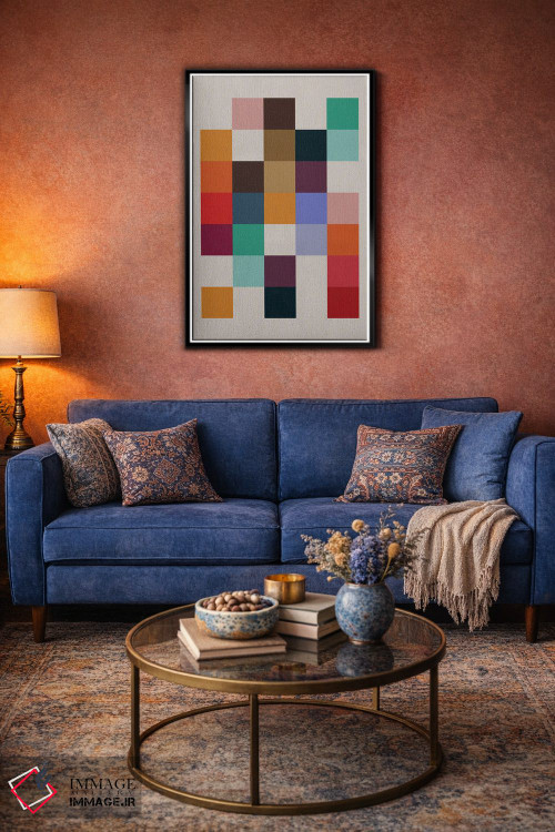 تابلو انتزاعی رترو ۷ اثر سوزانا پاز - D3B