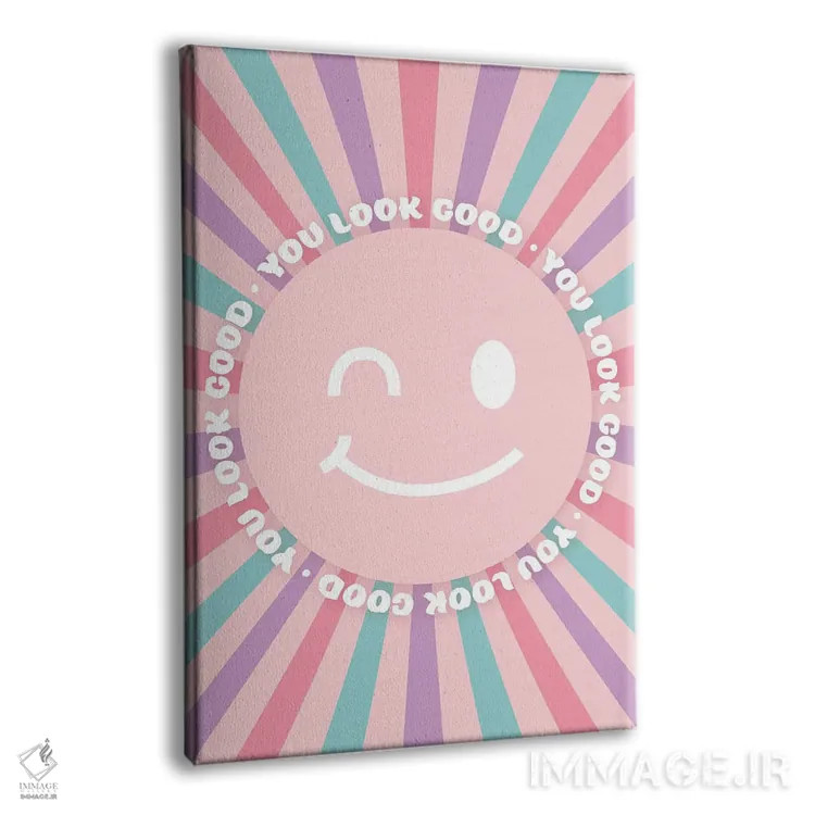 تابلو دکوراتیو خوب به نظر می رسی اثر بریانا کریستی - نمای پرسپکتیو محصول