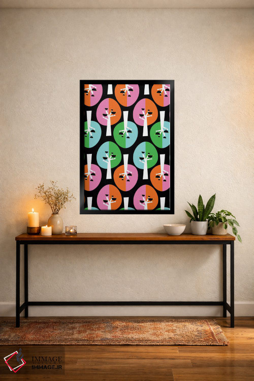 تابلو مدرن جنگل سیاه اثر سوزانا پاز - D4B