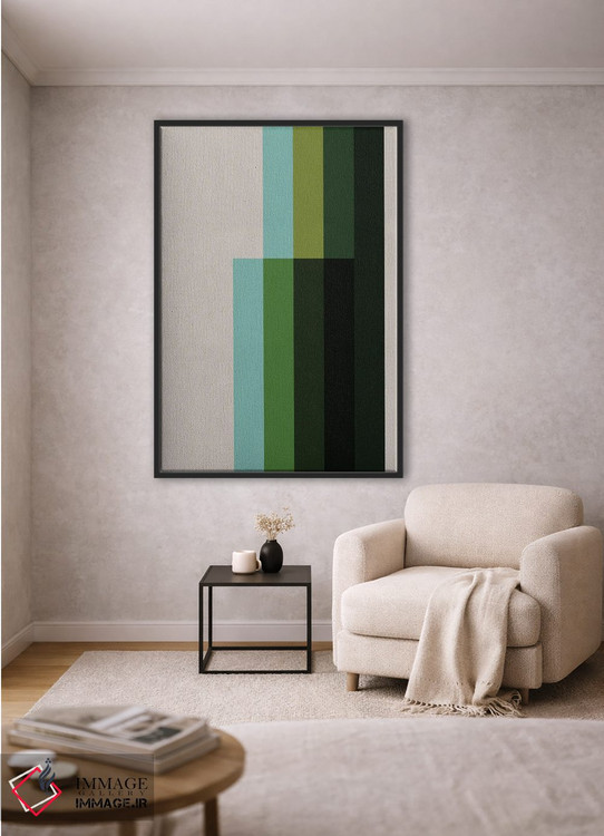 تابلو انتزاعی رترو ۶ اثر سوزانا پاز - D2B