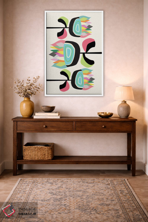 تابلو مدرن گیاهان شاداب ۱ اثر سوزانا پاز - D1W