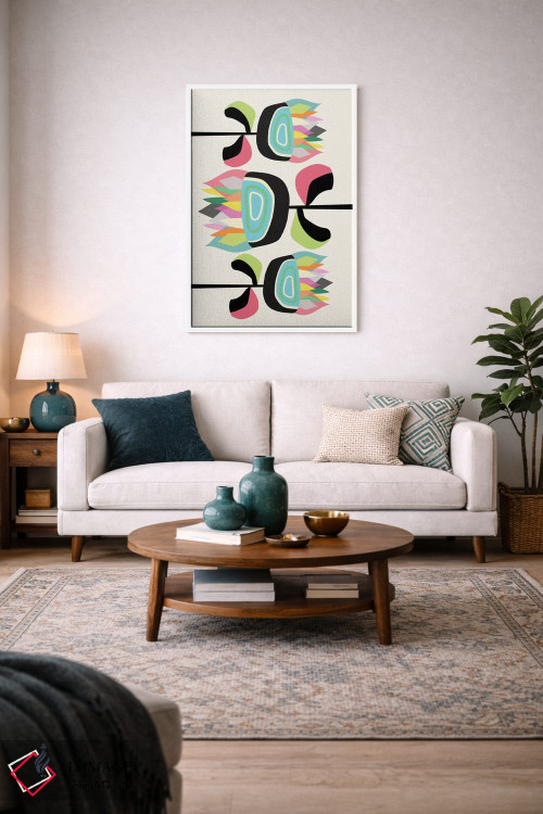 تابلو مدرن گیاهان شاداب ۱ اثر سوزانا پاز - D2W