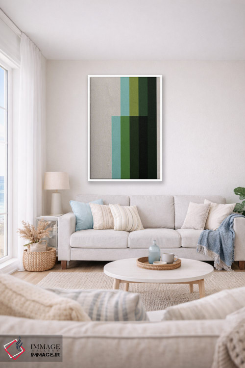 تابلو انتزاعی رترو ۶ اثر سوزانا پاز - D1W