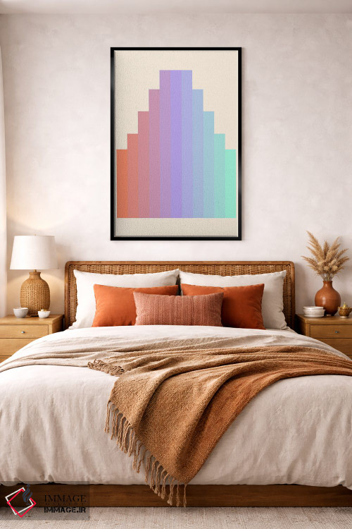 تابلو مینیمال شیب رنگ ۵ اثر سوزانا پاز - D4B