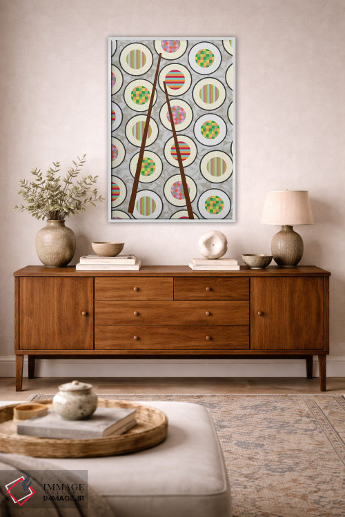 تابلو مینیمال زمان سوشی اثر سوزانا پاز - D3W