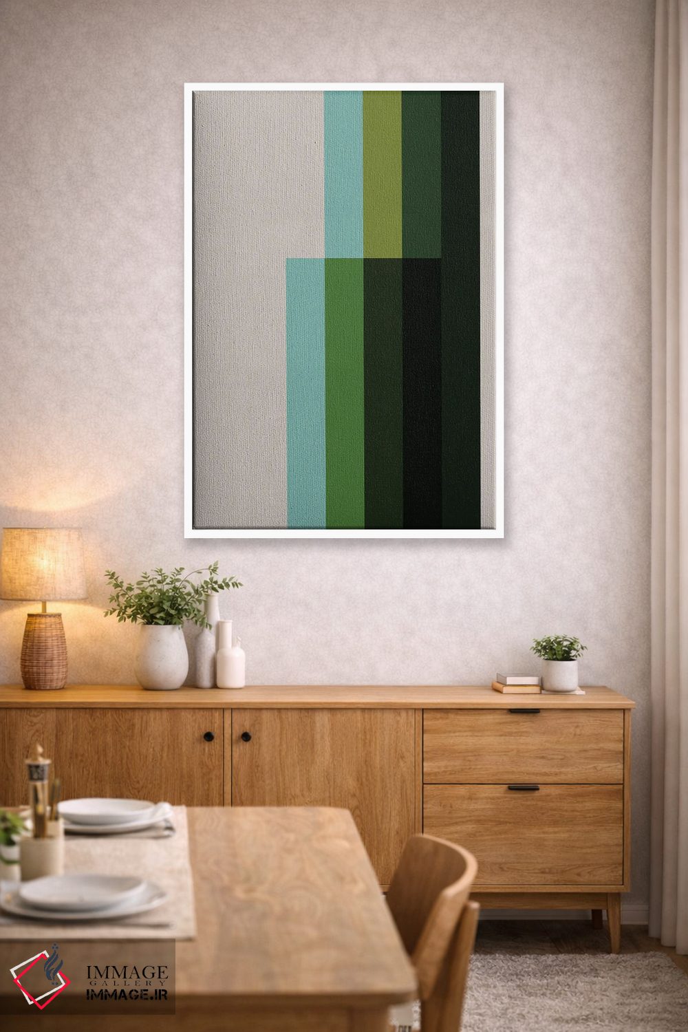 تابلو انتزاعی رترو ۶ اثر سوزانا پاز - D3W