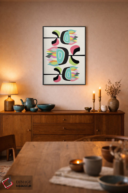 تابلو مدرن گیاهان شاداب ۱ اثر سوزانا پاز - D6B