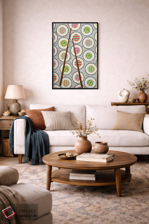 تابلو مینیمال زمان سوشی اثر سوزانا پاز - D5B