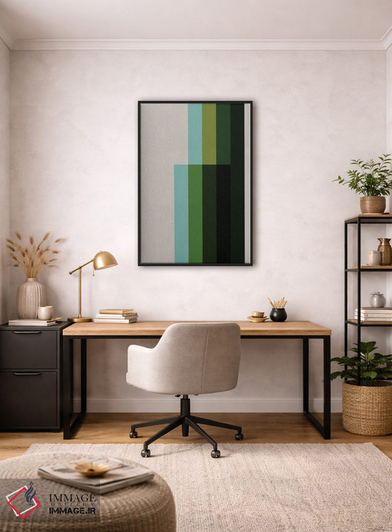 تابلو انتزاعی رترو ۶ اثر سوزانا پاز - D4B