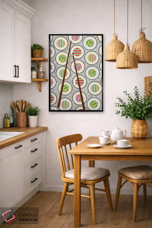 تابلو مینیمال زمان سوشی اثر سوزانا پاز - D6B