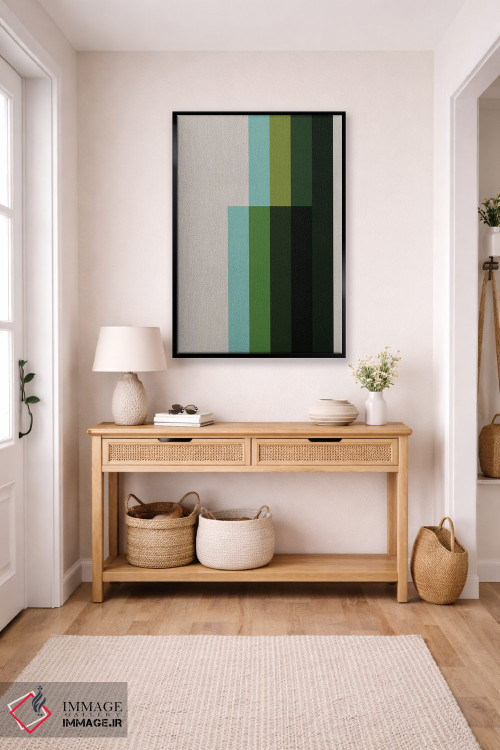 تابلو انتزاعی رترو ۶ اثر سوزانا پاز - D6B