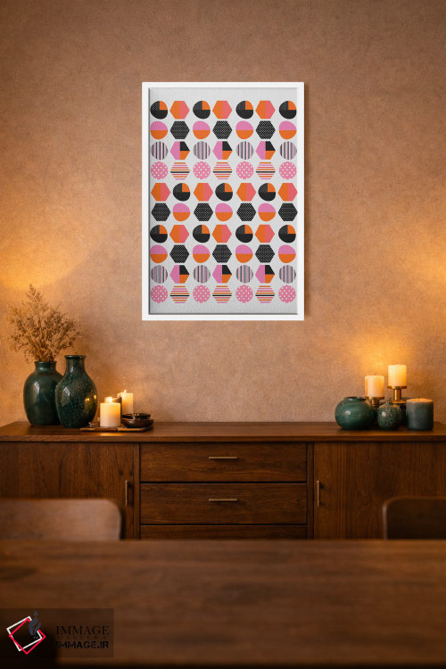 تابلو انتزاعی ساده لوح ۶ اثر سوزانا پاز - D2W