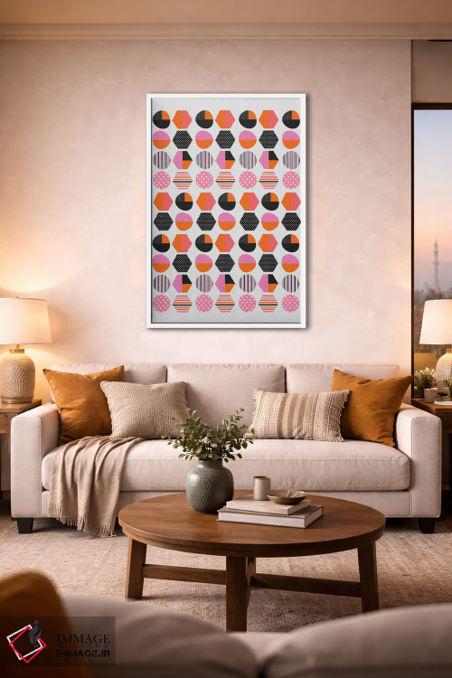 تابلو انتزاعی ساده لوح ۶ اثر سوزانا پاز - D1W