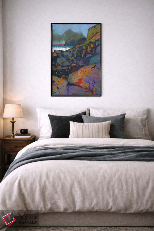 تابلو انتزاعی صخره های مورفا کوو اثر پل بیلی - D6B