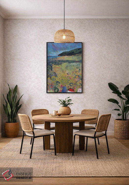 تابلو انتزاعی ساحل پنبرین اثر پل بیلی - D4B