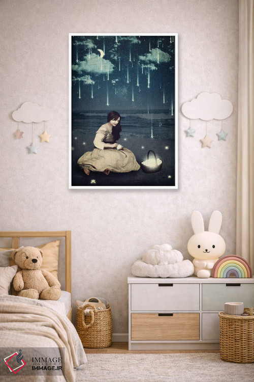 تابلو دکوراتیو سبد آرزوها اثر پائولا بل فلورس - D4W