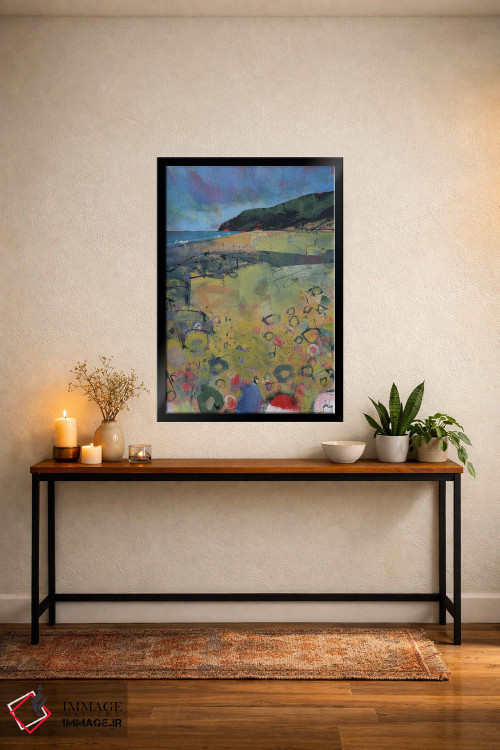 تابلو انتزاعی ساحل پنبرین اثر پل بیلی - D5B