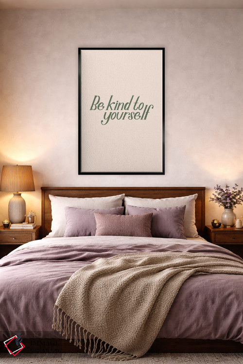 تابلو دکوراتیو با خود مهربان باش اثر بریانا کریستی - D4B