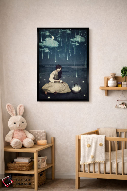 تابلو دکوراتیو سبد آرزوها اثر پائولا بل فلورس - D5B