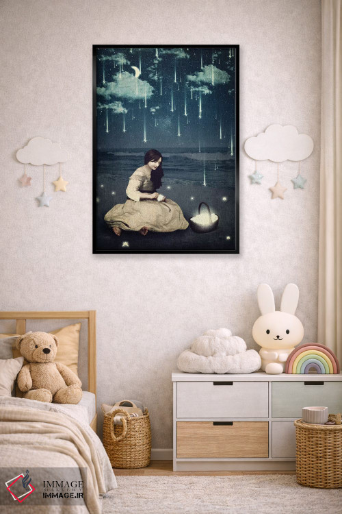 تابلو دکوراتیو سبد آرزوها اثر پائولا بل فلورس - D6B