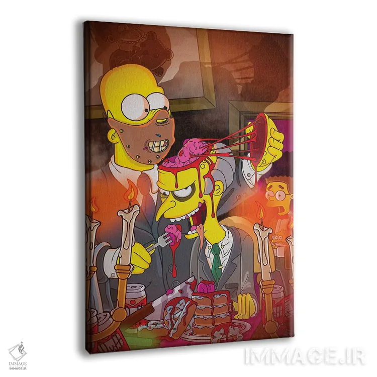 تابلو دکوراتیو اثر پی بی ماهونی آرت - نمای پرسپکتیو محصول