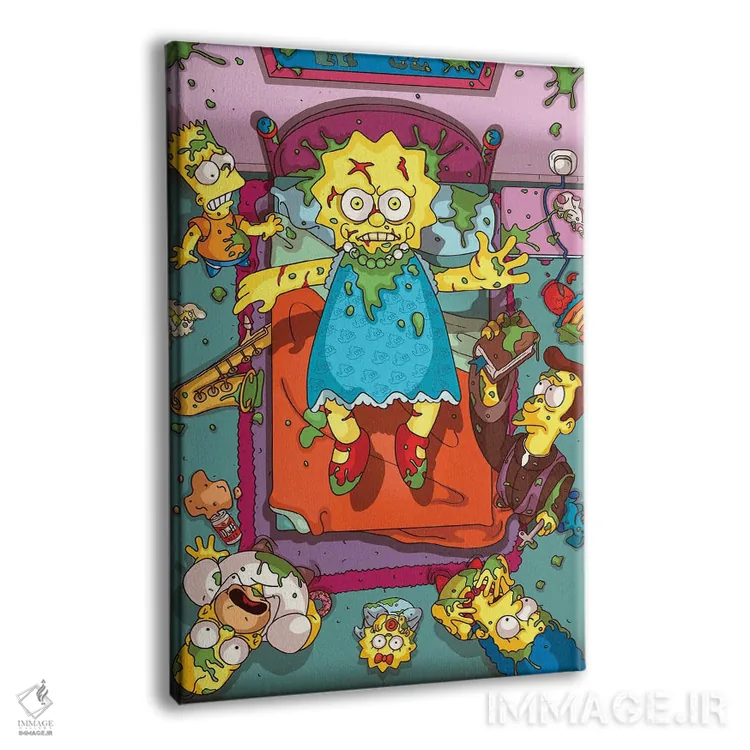 تابلو دکوراتیو اثر پی بی ماهونی آرت - نمای پرسپکتیو محصول