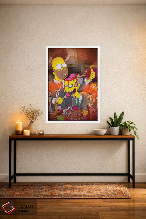 تابلو دکوراتیو اثر پی بی ماهونی آرت - D3W