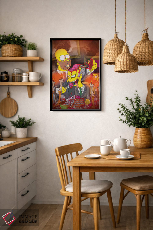 تابلو دکوراتیو اثر پی بی ماهونی آرت - D5B