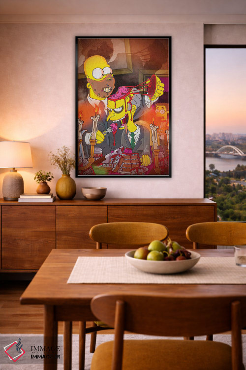 تابلو دکوراتیو اثر پی بی ماهونی آرت - D6B