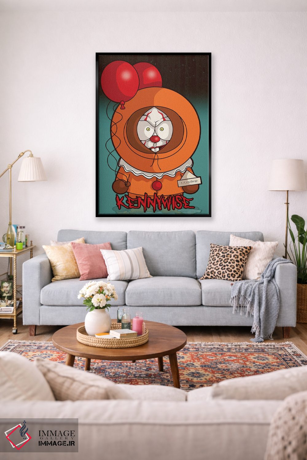 تابلو دکوراتیو کنی وایز اثر پی بی ماهونی آرت - D1B