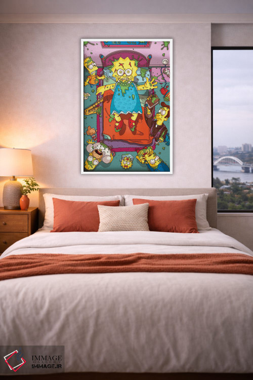 تابلو دکوراتیو اثر پی بی ماهونی آرت - D3W