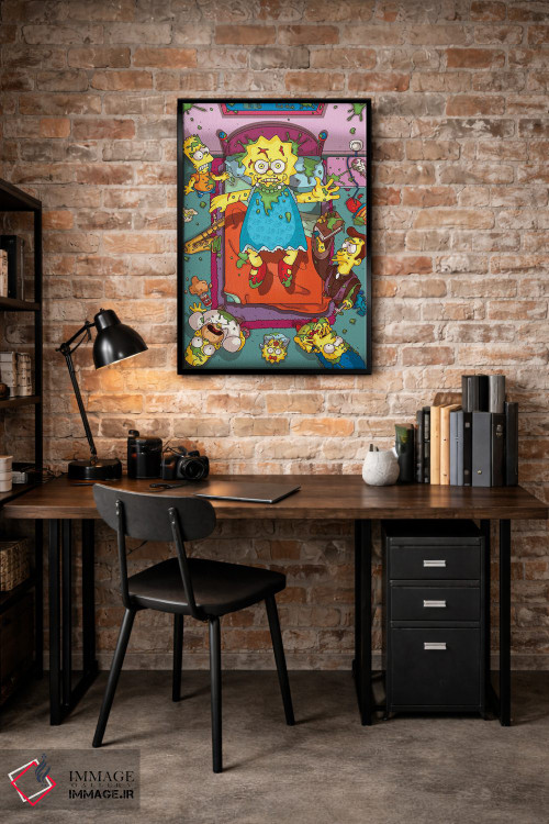 تابلو دکوراتیو اثر پی بی ماهونی آرت - D4B