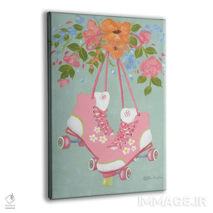 تابلو دکوراتیو بیا شروع کنیم اثر پم بریتون - نمای پرسپکتیو محصول