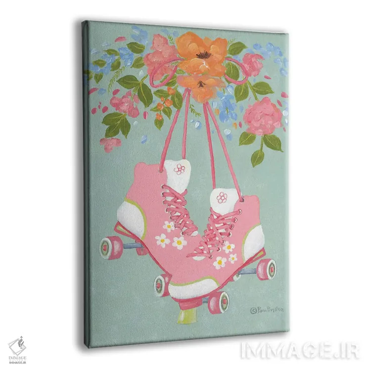 تابلو دکوراتیو بیا شروع کنیم اثر پم بریتون - نمای پرسپکتیو محصول