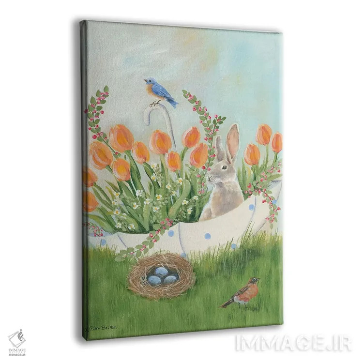 تابلو دکوراتیو جوایز چتر اثر پم بریتون - نمای پرسپکتیو محصول