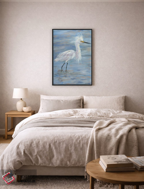 تابلو دکوراتیو مرغ مگس خوار اثر پم بریتون - D6B