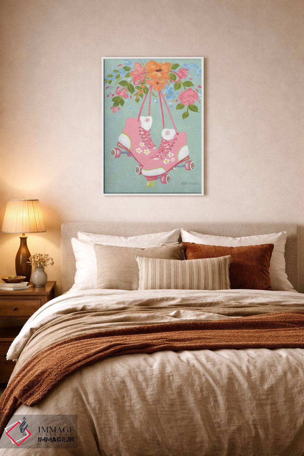 تابلو دکوراتیو بیا شروع کنیم اثر پم بریتون - D5W