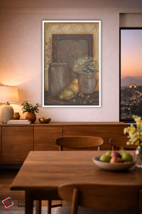 تابلو دکوراتیو پنل قوطی فلزی اثر پم بریتون - D2W