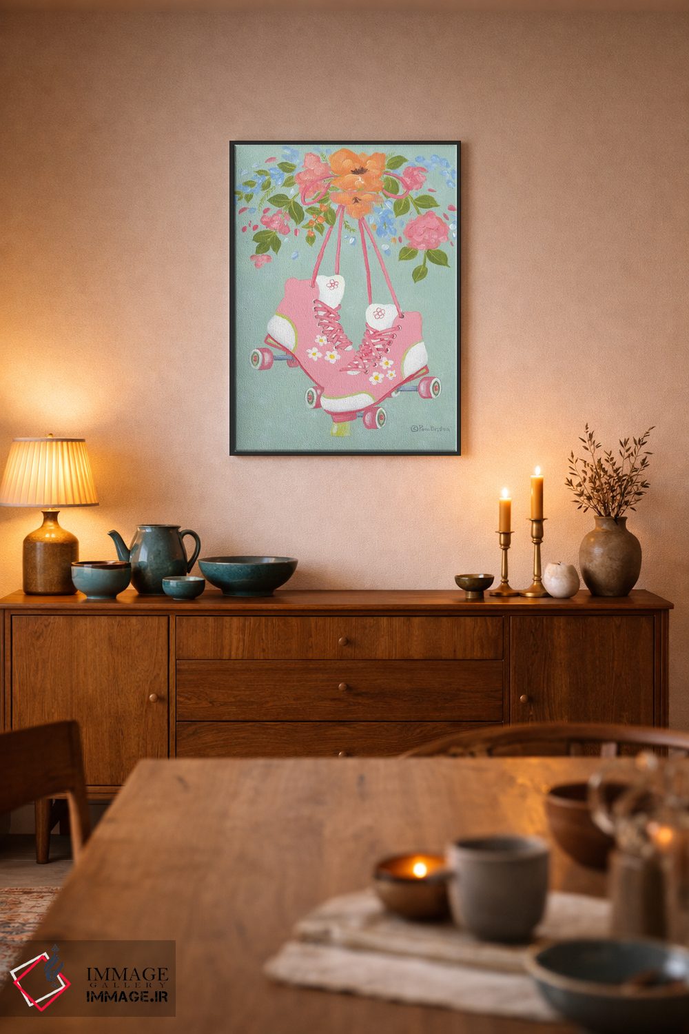 تابلو دکوراتیو بیا شروع کنیم اثر پم بریتون - D6B