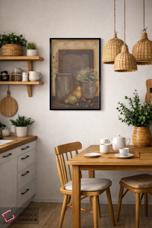 تابلو دکوراتیو پنل قوطی فلزی اثر پم بریتون - D5B