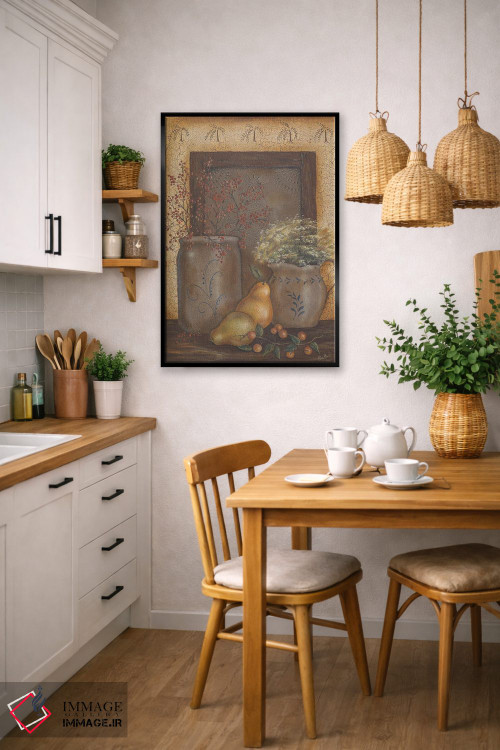 تابلو دکوراتیو پنل قوطی فلزی اثر پم بریتون - D6B