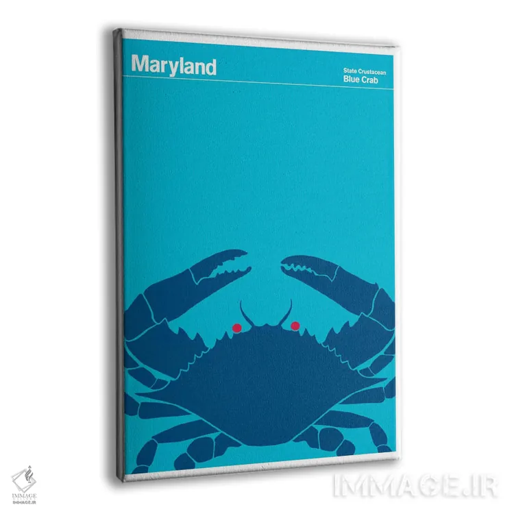 تابلو دکوراتیو پوسترهای مونتاگ ۱۱ اثر پرینت کالکشن - نمای پرسپکتیو محصول