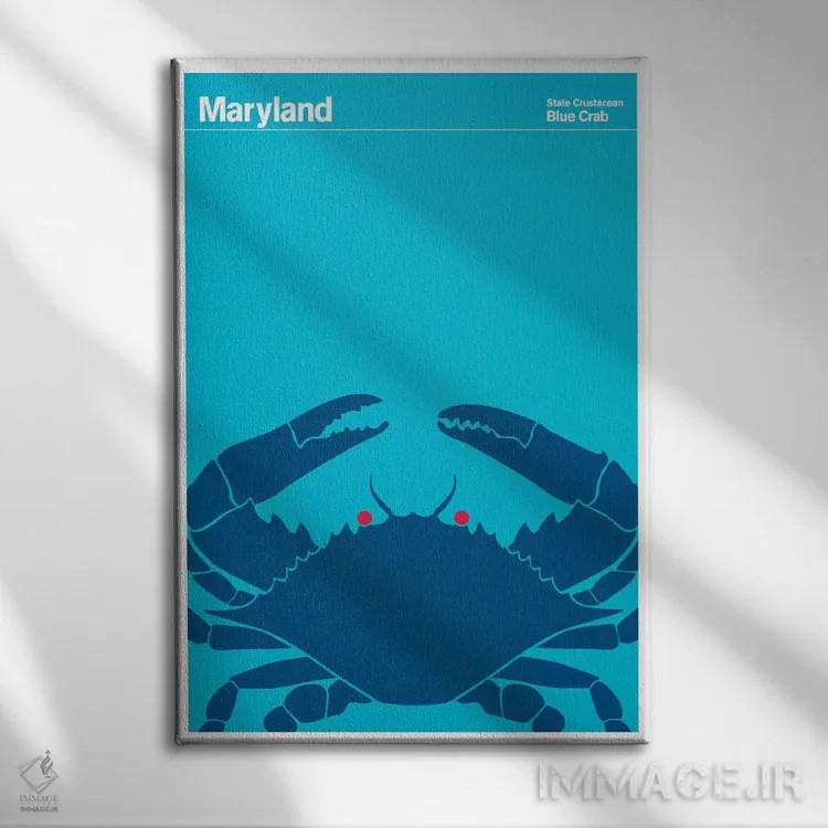 تابلو دکوراتیو پوسترهای مونتاگ ۱۱ اثر پرینت کالکشن - نمای روبهرو روی دیوار