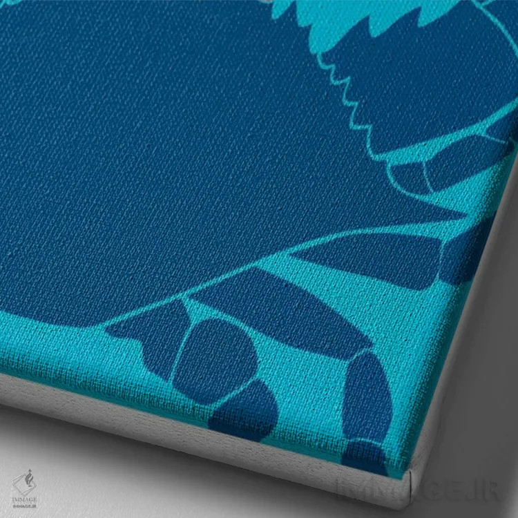 تابلو دکوراتیو پوسترهای مونتاگ ۱۱ اثر پرینت کالکشن - نمای نزدیک بافت بوم