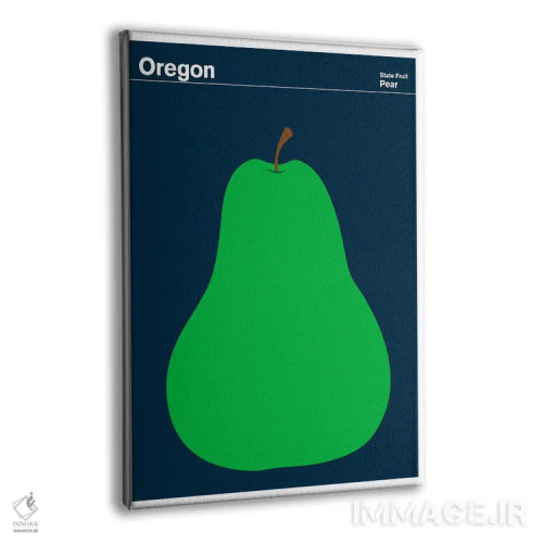 تابلو مینیمال پوسترهای ایالتی ۱۶ اثر پرینت کالکشن - نمای پرسپکتیو محصول