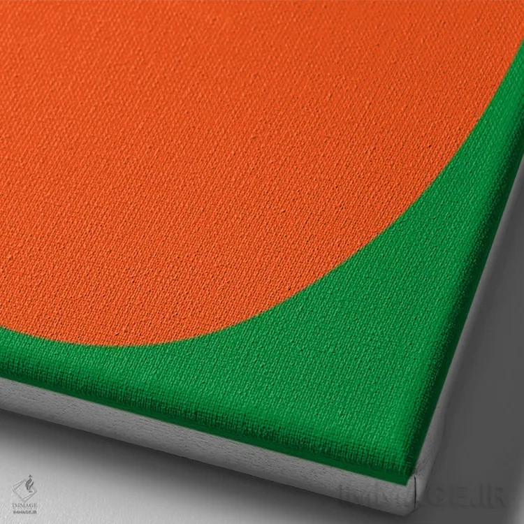 تابلو مینیمال پوسترهای ایالتی فلوریدا اثر پرینت کالکشن - نمای نزدیک بافت بوم