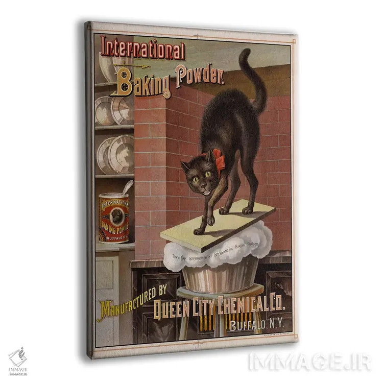 تابلو دکوراتیو فاجعه در آشپزخانه، ۱۸۸۵ اثر پرینت کالکشن - نمای پرسپکتیو محصول