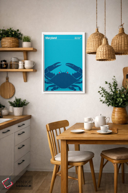 تابلو دکوراتیو پوسترهای مونتاگ ۱۱ اثر پرینت کالکشن - D3W