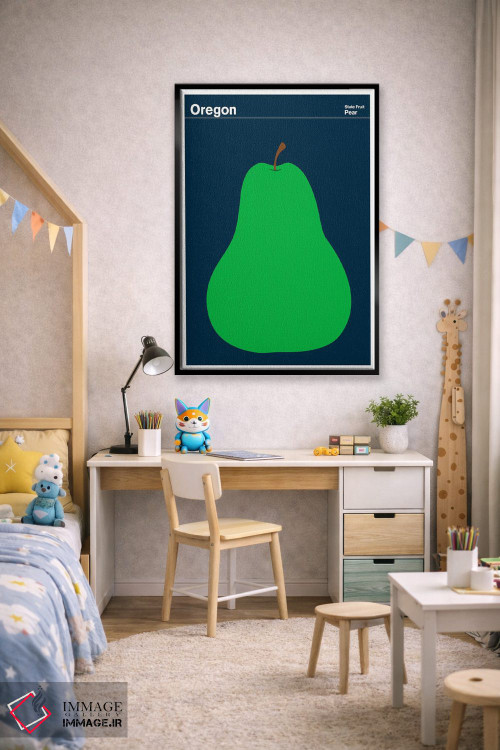 تابلو مینیمال پوسترهای ایالتی ۱۶ اثر پرینت کالکشن - D2B