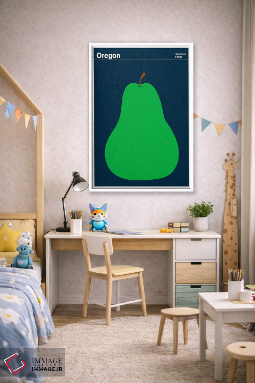 تابلو مینیمال پوسترهای ایالتی ۱۶ اثر پرینت کالکشن - D1W